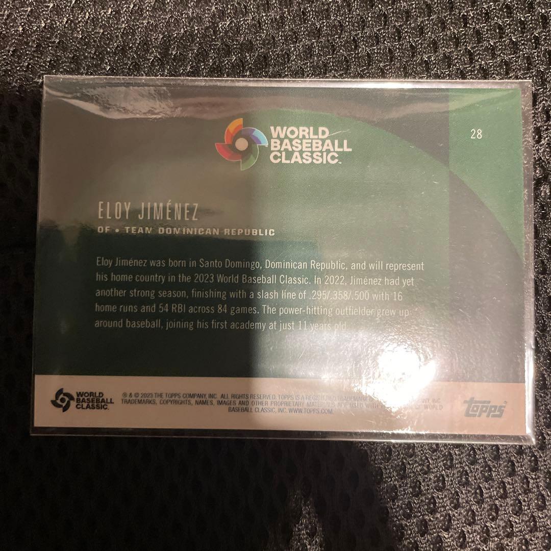 その他 eloy jimenez wbc topps 5/5