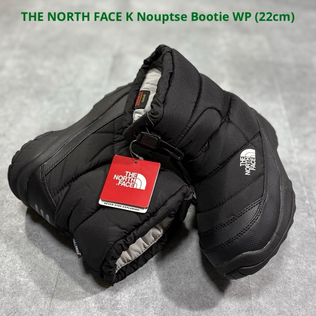 【新品未使用品】ノースフェイス キッズ ヌプシ ブーティー 22cm ブラック