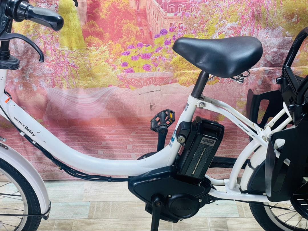 ZK3319 電動自転ヤマハ パスバビー 子供乗せ 20インチ 送料無料