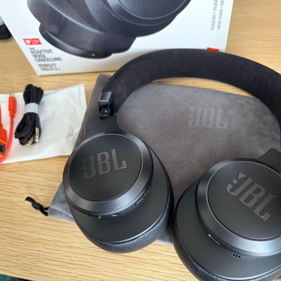 JBL LIVE 770 nc ブラック 黒 ヘッドホン