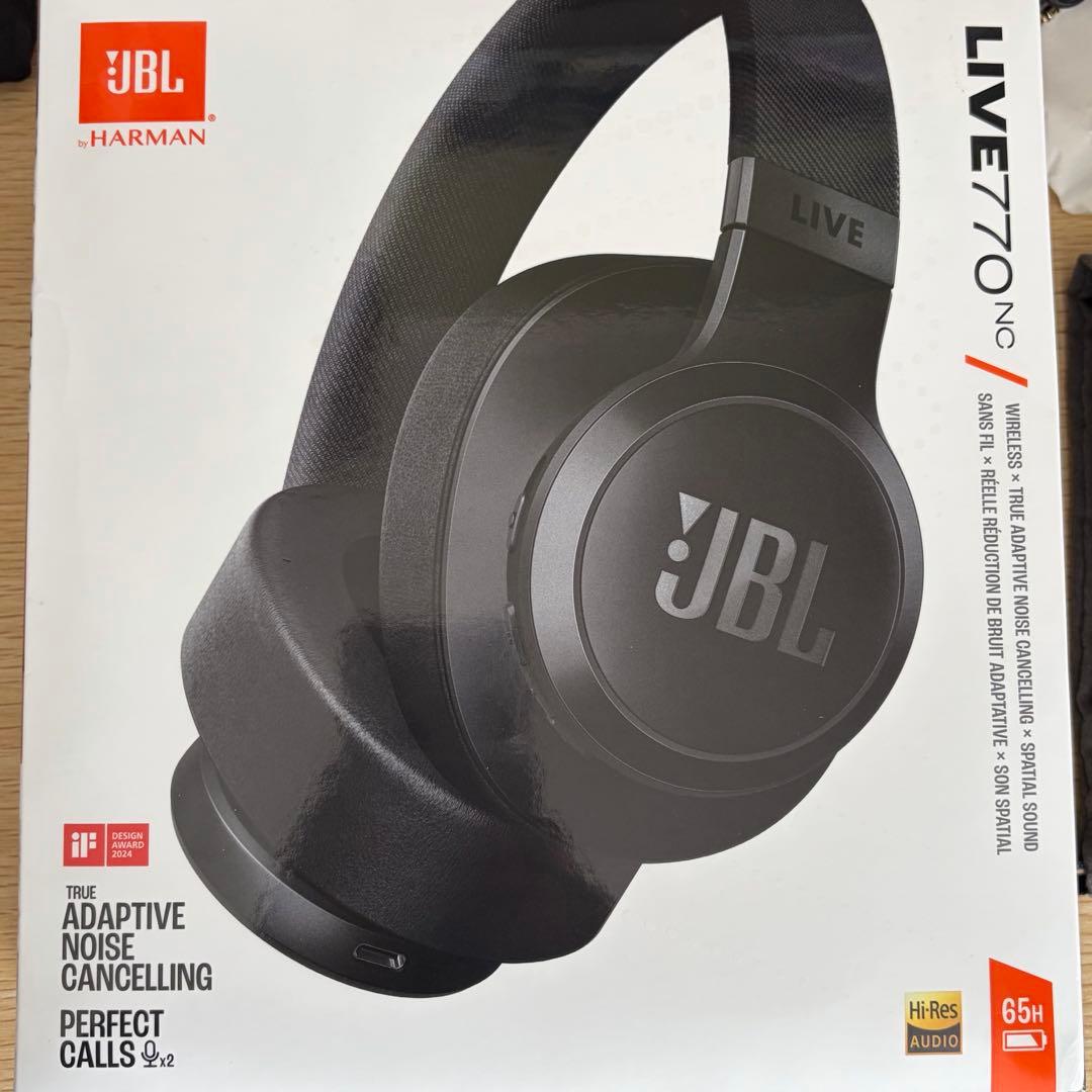 JBL LIVE 770 nc ブラック 黒 ヘッドホン