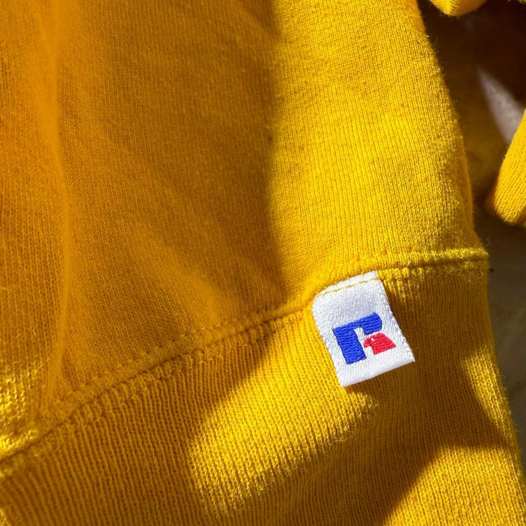 RUSSELL ATHLETICプリントスウェットUSA製古着ペンキ一点物希少