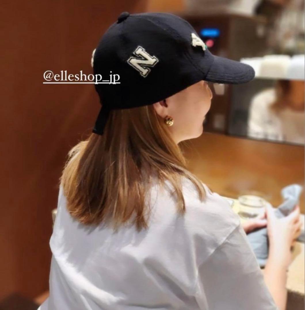 ELLESHOP限定　ラドローLUDLOW キャップ　ブラック　ロンハーマン