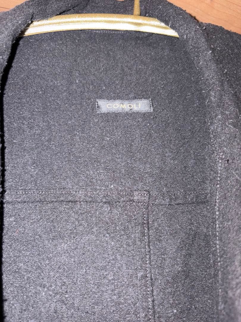 COMOLI/シルクノイル シャツジャケット
