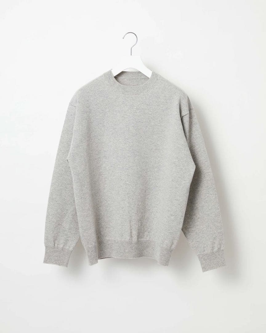 【美品】YONETOMI RIGID CASHMERE SWEATER 4
