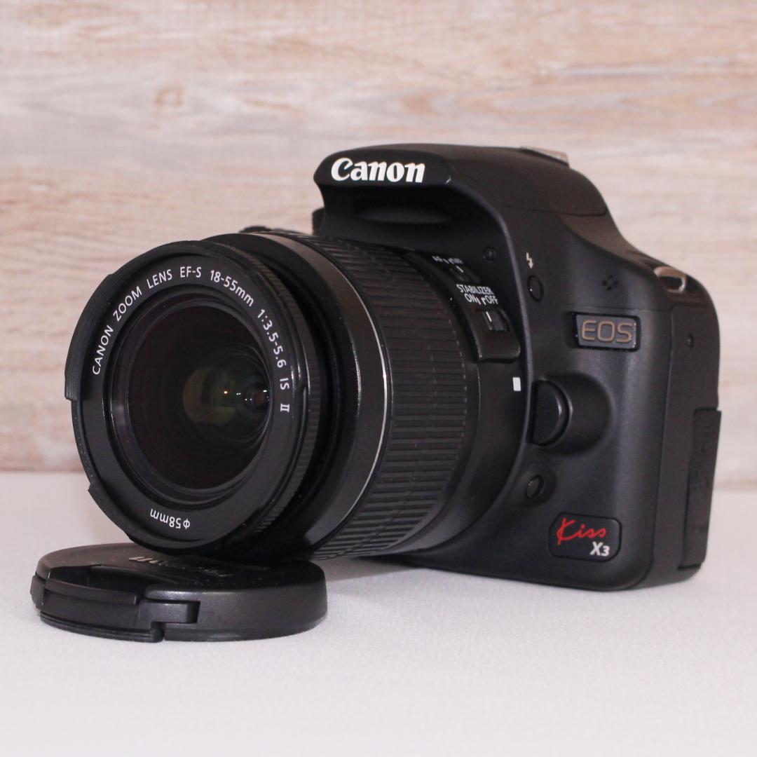 初心者向け⭐️Canon Kiss X3✨簡単操作✨動画撮影可❤︎ 手ブレ補正