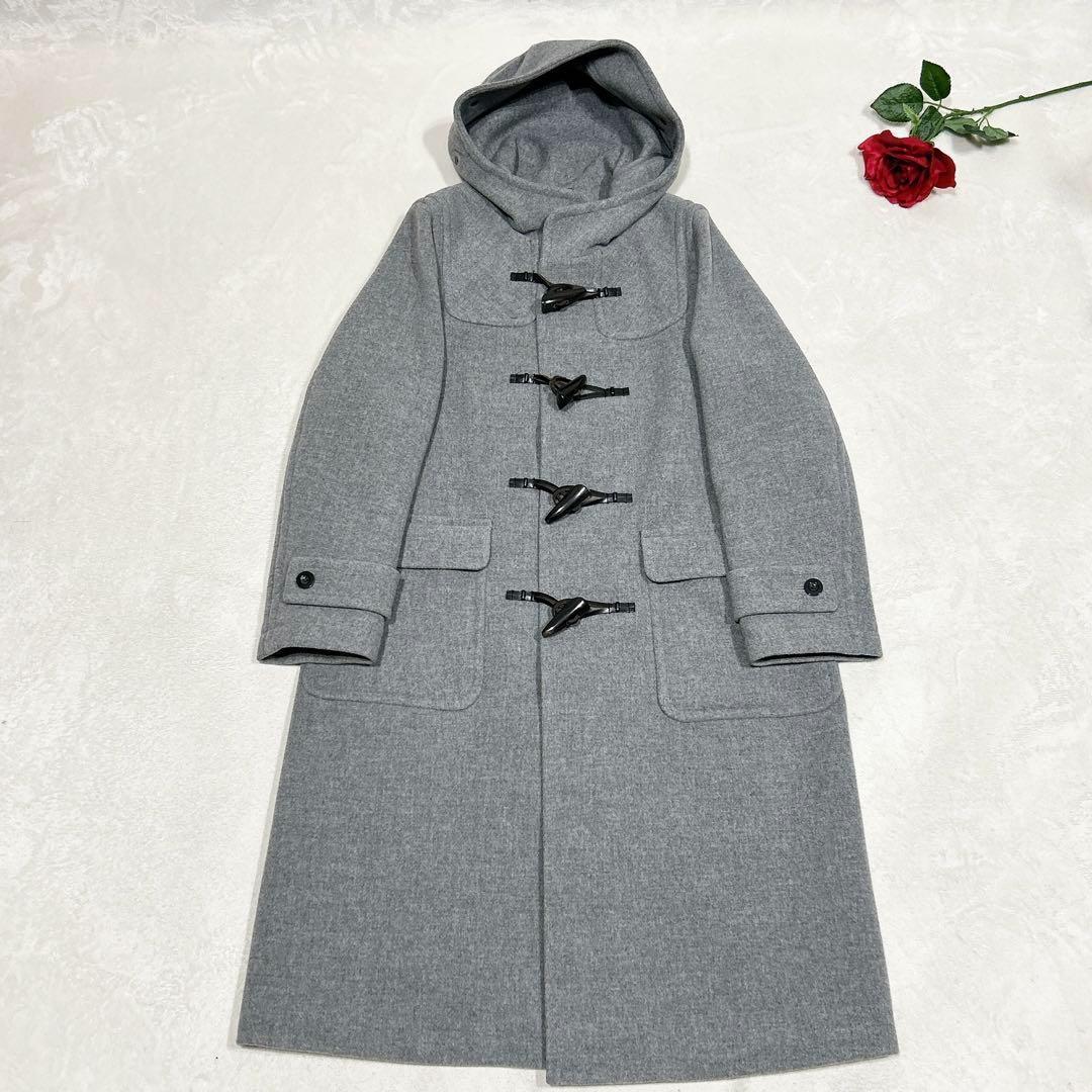 新品同様✨　tomorrowland ダッフルコート　グレー　36 ウール