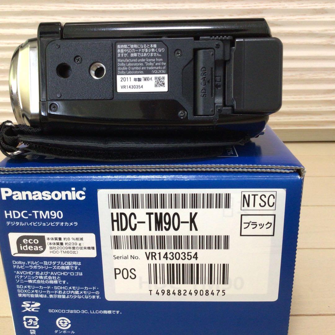 Panasonic HDC-TM90 ビデオカメラ 本体 64GB ＋大容量ＢＴ