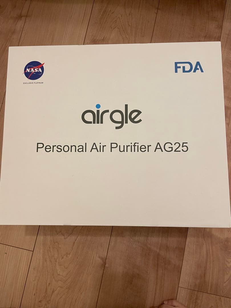 【新品未開封】 airgle AG25 エアグル 空気清浄機 光触媒 NASA