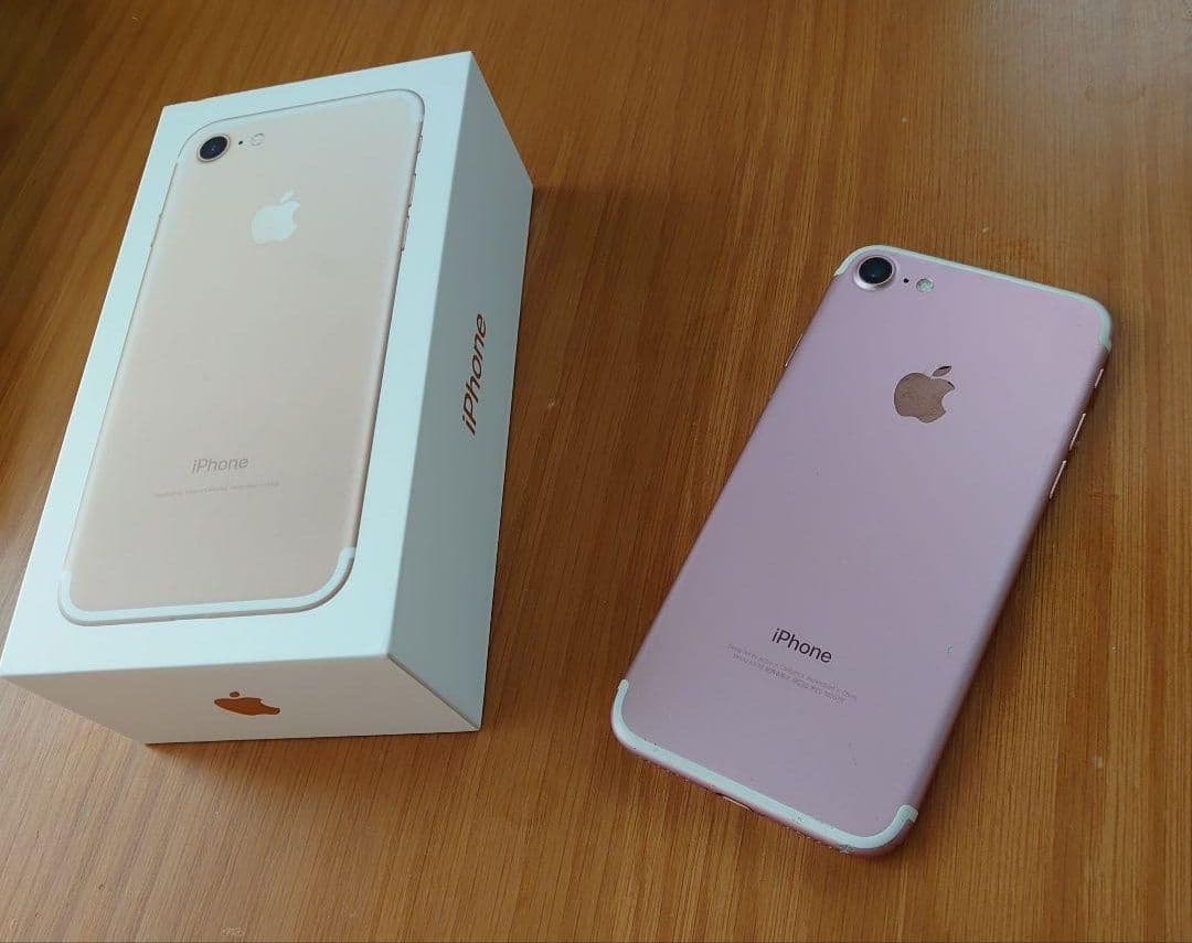 simフリーiphone7ローズピンク128GB/携帯本体ドコモau格安sim可