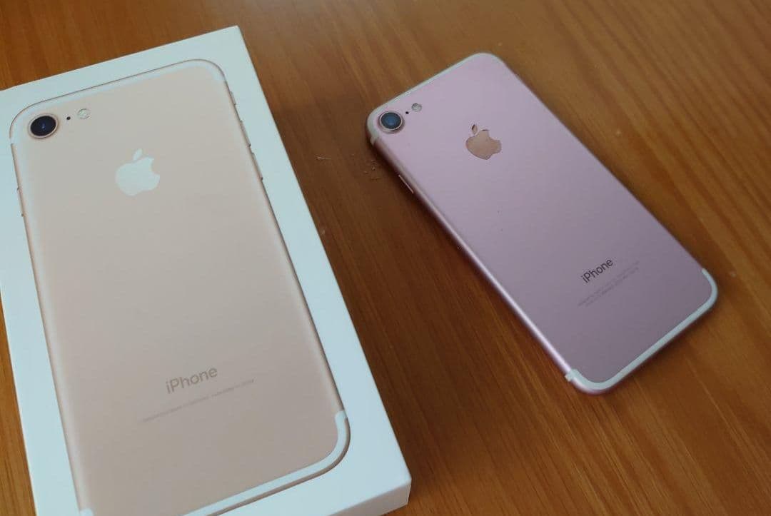 simフリーiphone7ローズピンク128GB/携帯本体ドコモau格安sim可