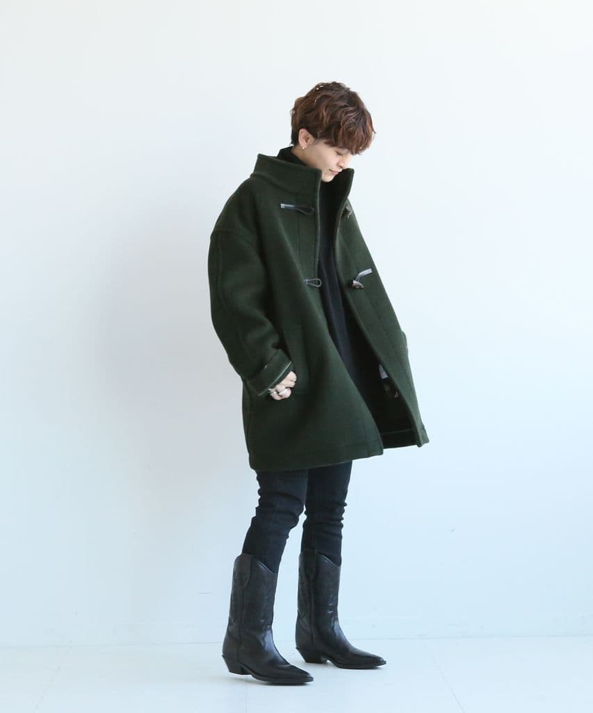 最終値下げ◆フレームワーク◆スタンドダッフル◆カーキ◆38