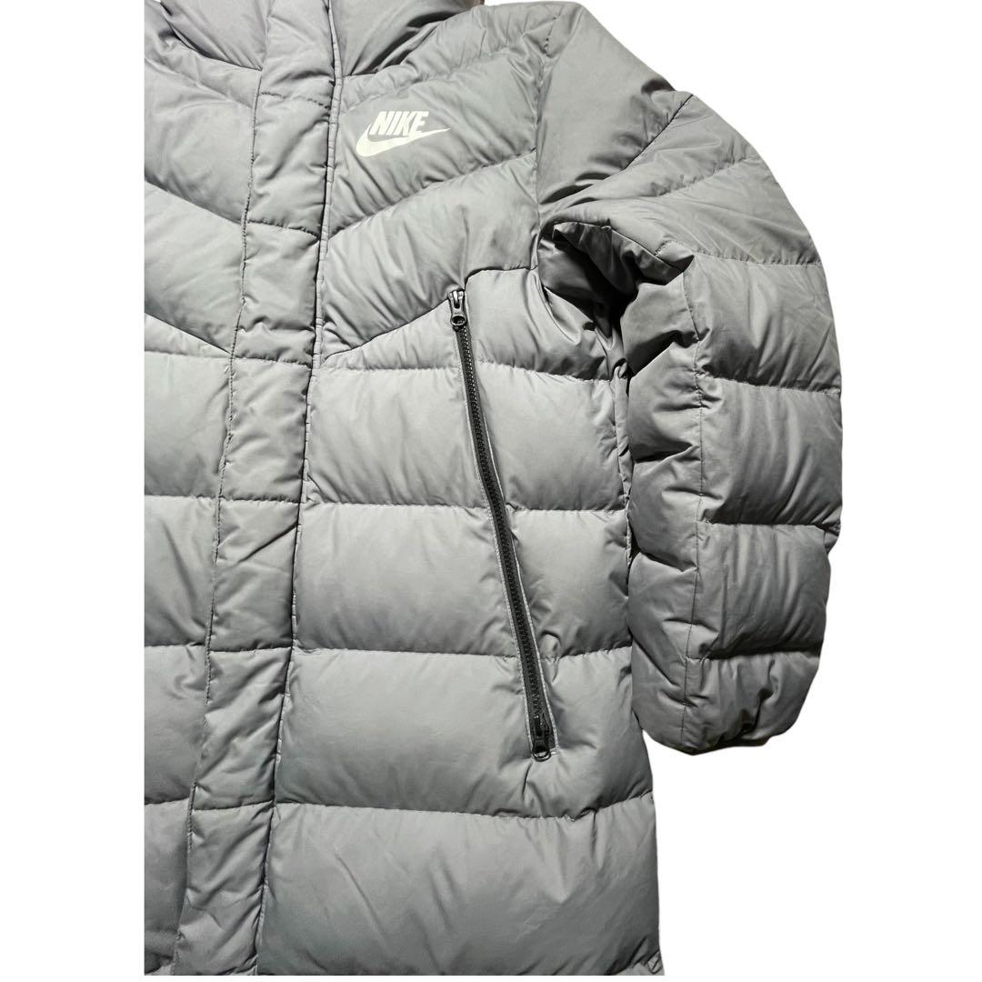 シナモン　NIKE ナイキ ダウンコート　ベンチコート　 Sサイズ