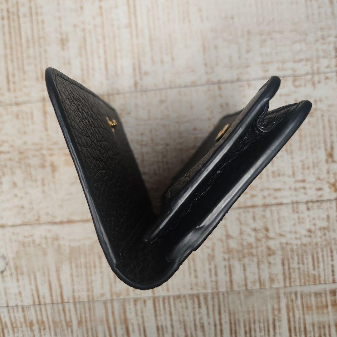 Chloé ブラック レザー 名刺入れ カードケース クロエ