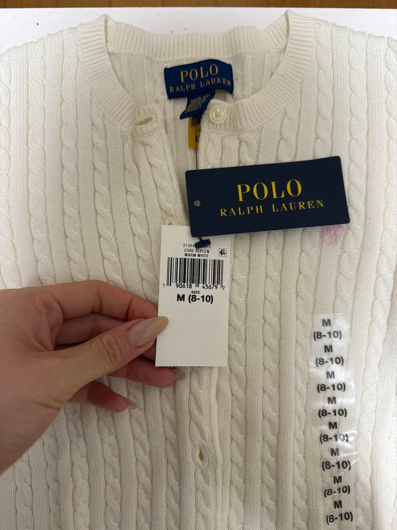 ラルフローレン　コットンカーディガン