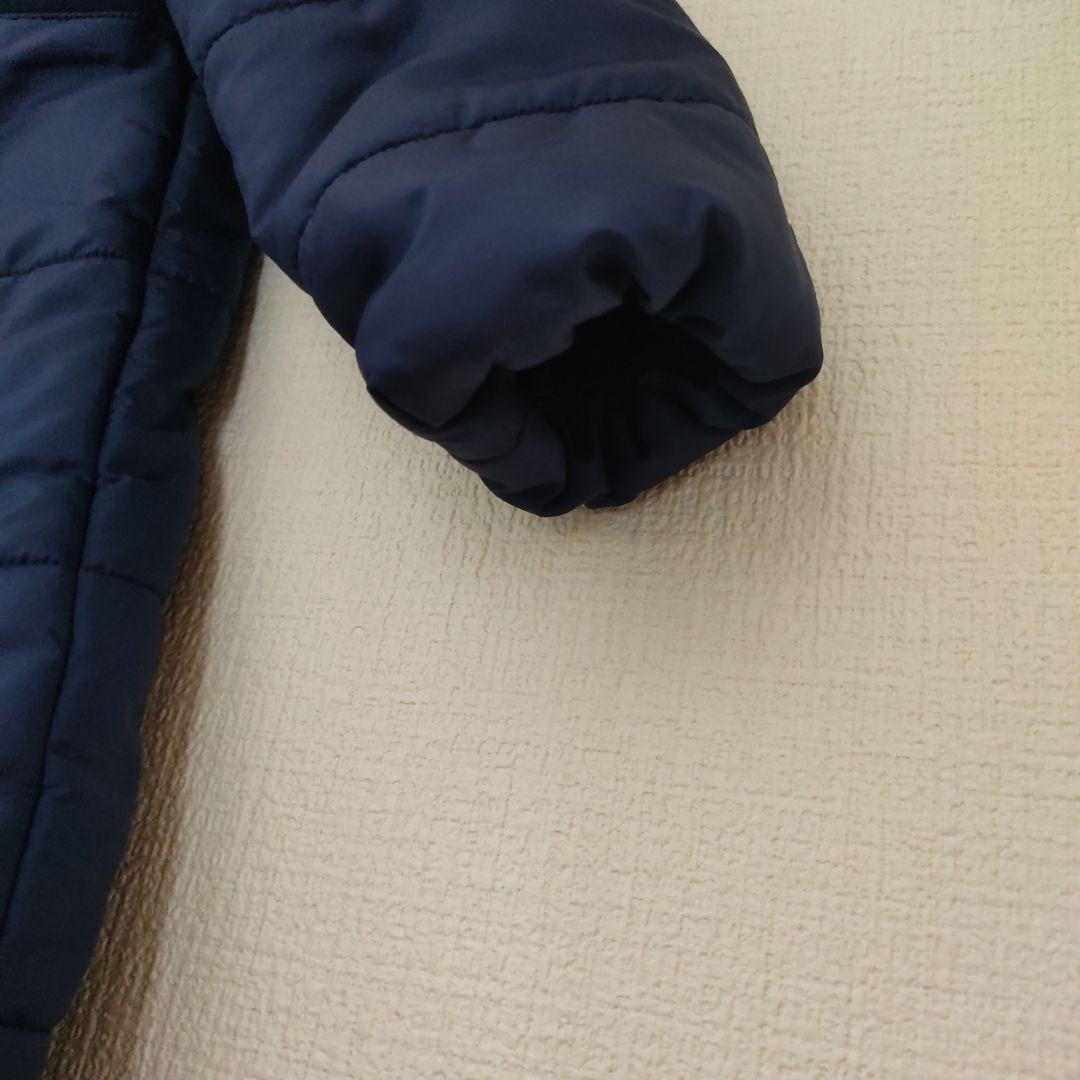 familia　コート　ウール　ファー付き　ネイビー　ファミリア　110