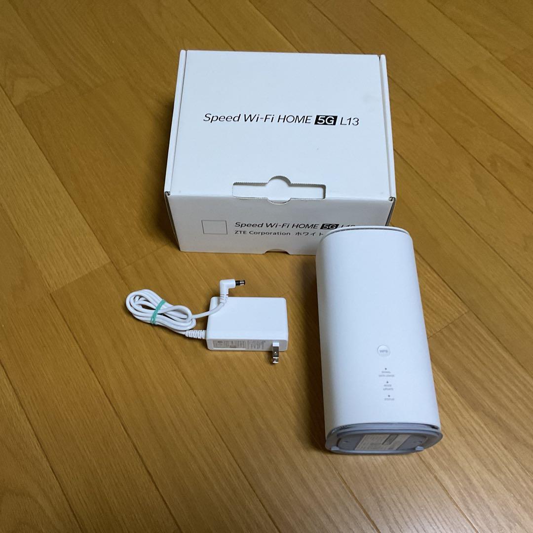 Speed Wi-Fi  5G L13 本体 sim free