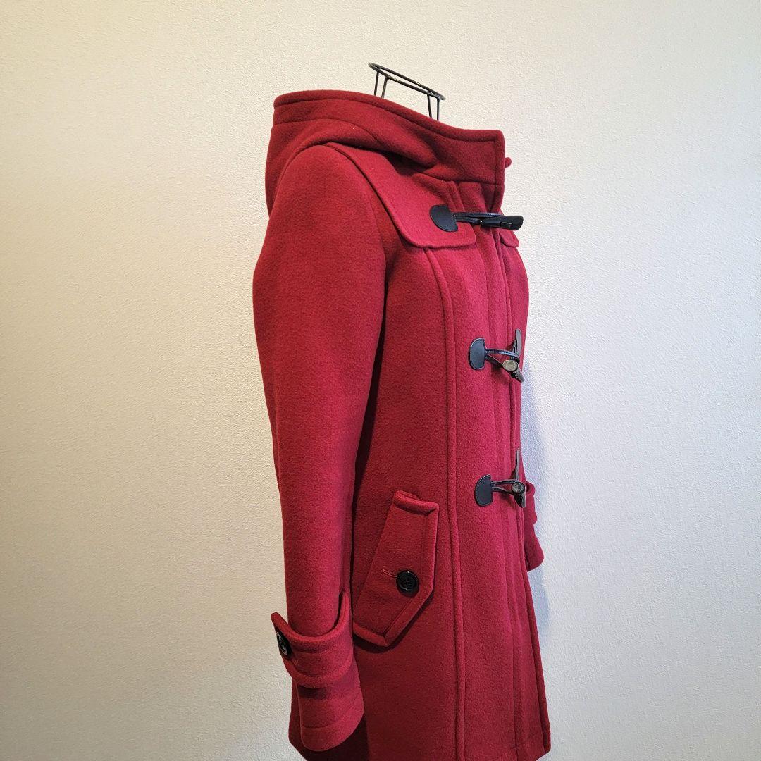 ブルーレーベルクレストブリッジ　ダッフルコート　赤 M