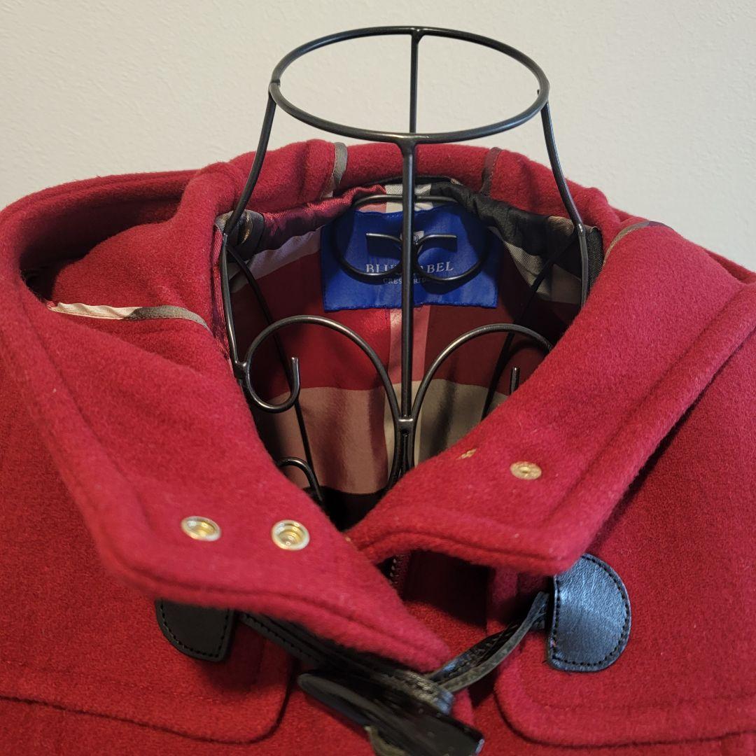 ブルーレーベルクレストブリッジ　ダッフルコート　赤 M