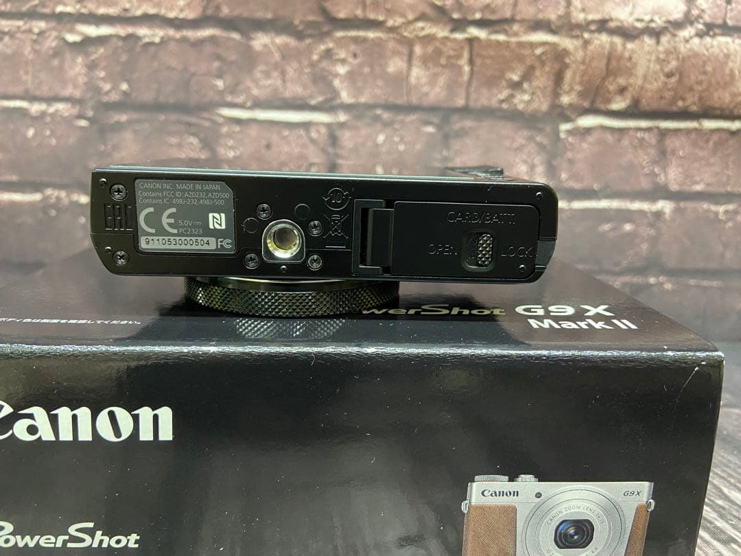 動作品　Canon PowerShot G9 X MarkⅡ デジタルカメラ