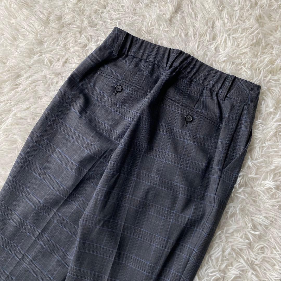 GREEN LABEL RELAXING ノーカラーダブルジャケット スーツ M