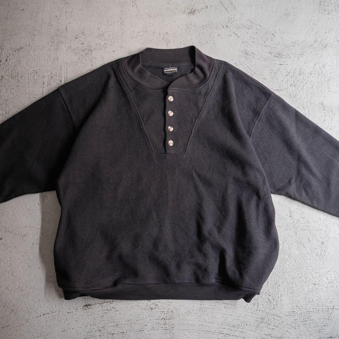 【希少タイプ】 90s vintage フリース ヘンリーネック プルオーバー