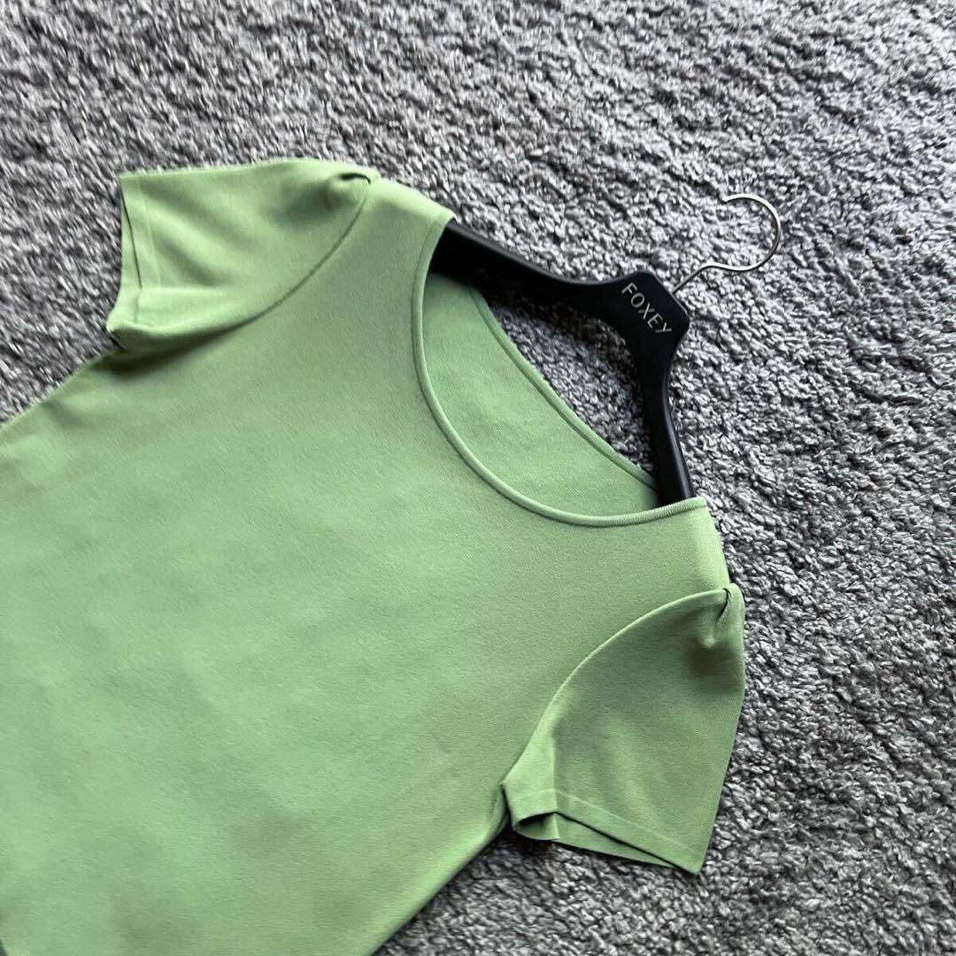 FOXEY 42 ジェイドグリーン Jelly Bean Sweater