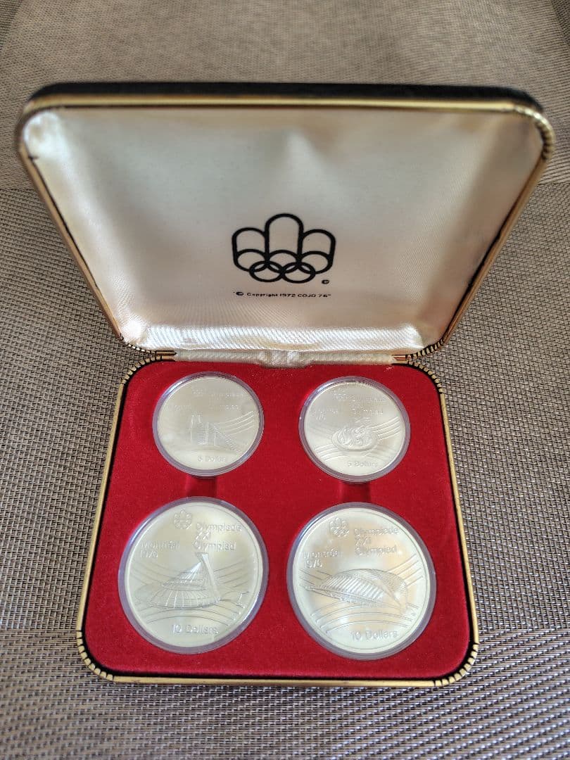 モントリオールオリンピック1976年記念銀貨セット