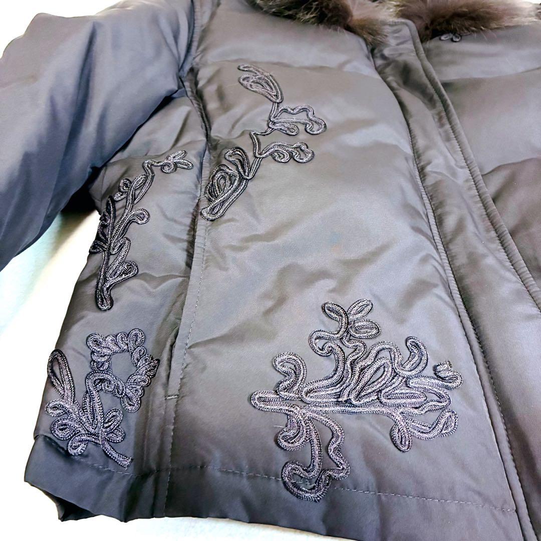 【新品未使用】Guy Laroche ブルーフォックス ダウンジャケット