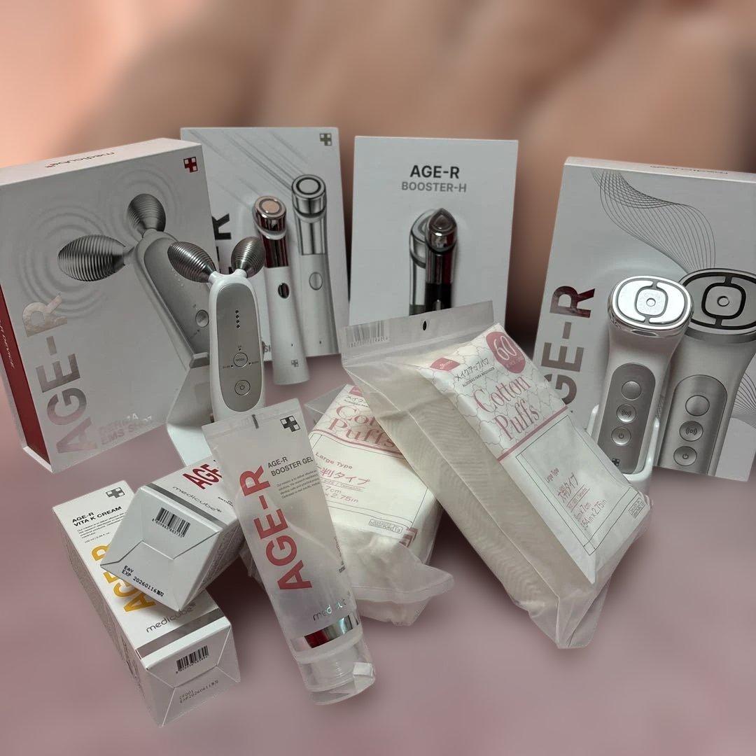 【総額12万円】メディキューブ 美顔器AGE-R MEDICUBE 4点セット