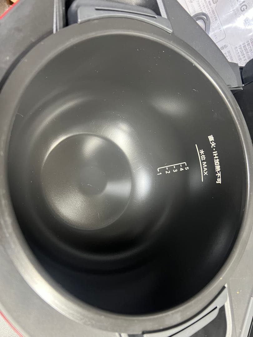 展示品 SHARP HEALSIO 水なし自動調理鍋 KN-HW24G-R