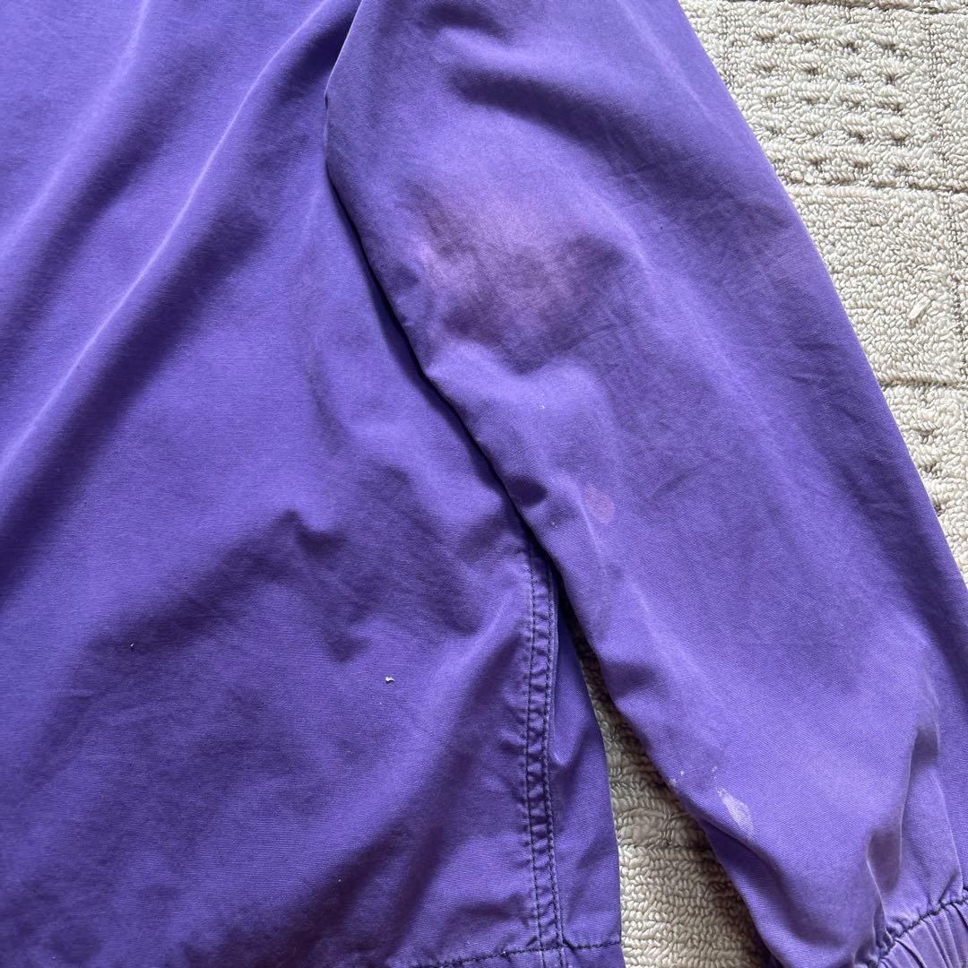 《希少》90s OLD GAP ジップアップ　パーカー　ナス紺　フェード