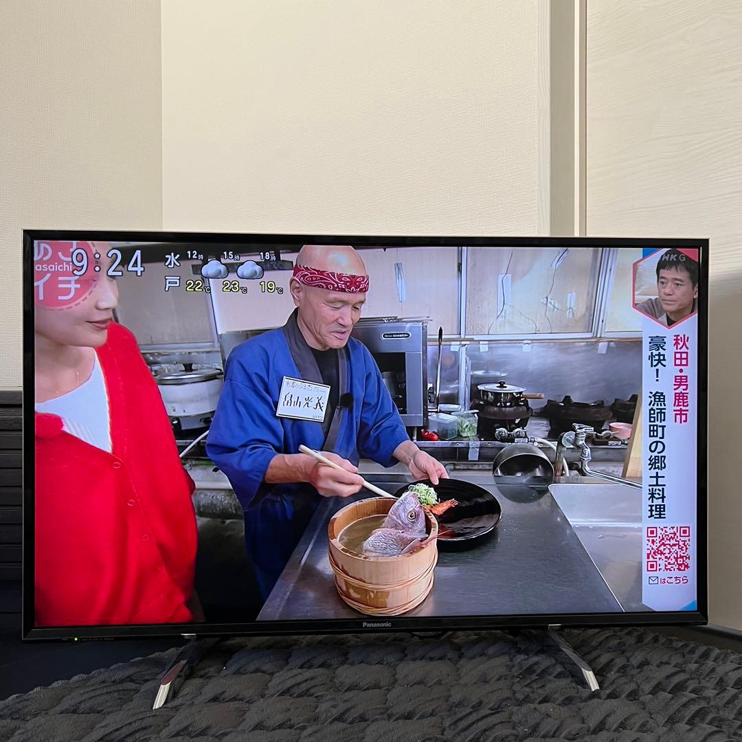 【美品】パナソニック4K液晶テレビ TH-43DX750