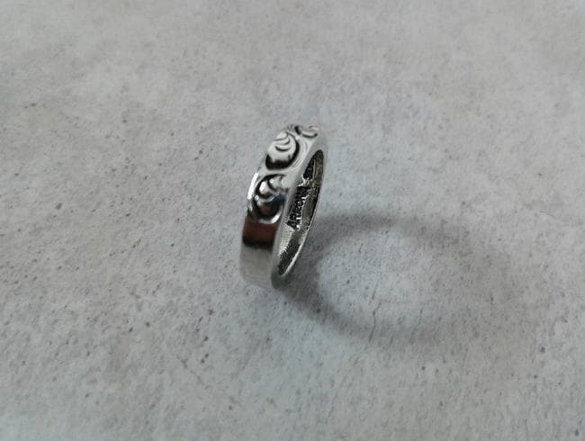 ARIZONA FREEDOM K18 唐草 シルバー リング 指輪 約13号