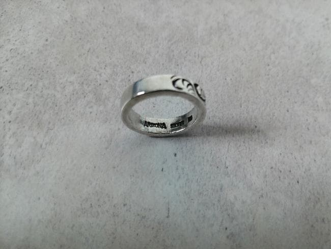 ARIZONA FREEDOM K18 唐草 シルバー リング 指輪 約13号