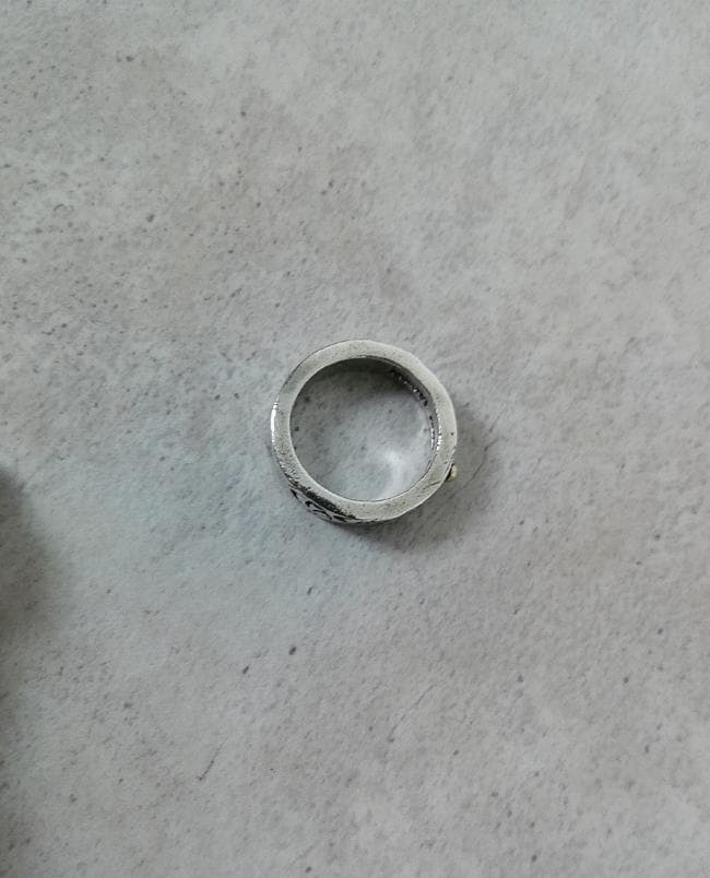 ARIZONA FREEDOM K18 唐草 シルバー リング 指輪 約13号