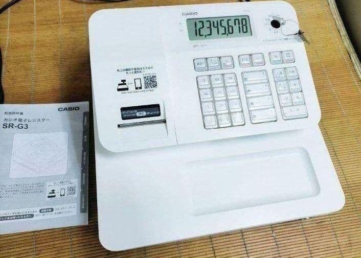 カシオレジスター　SR-G3　限定　スマホ連携売上管理　送料無料　257777