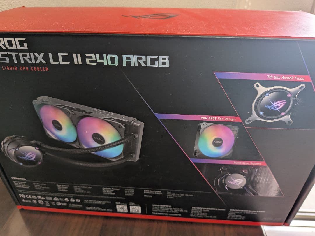 ROG STRIX LC II 240 ARGB 液体CPUクーラー
