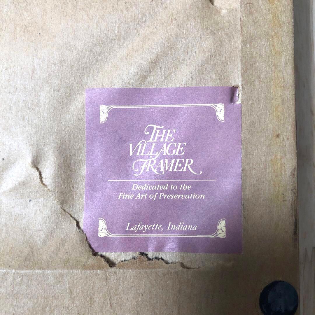 ホピのカチナ族のカチナ刺繍、ビンテージ壁飾り