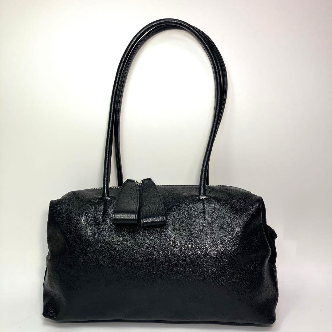 イアパピヨネ　ear PAPILLONNER ロングハンドル ボストンバッグ