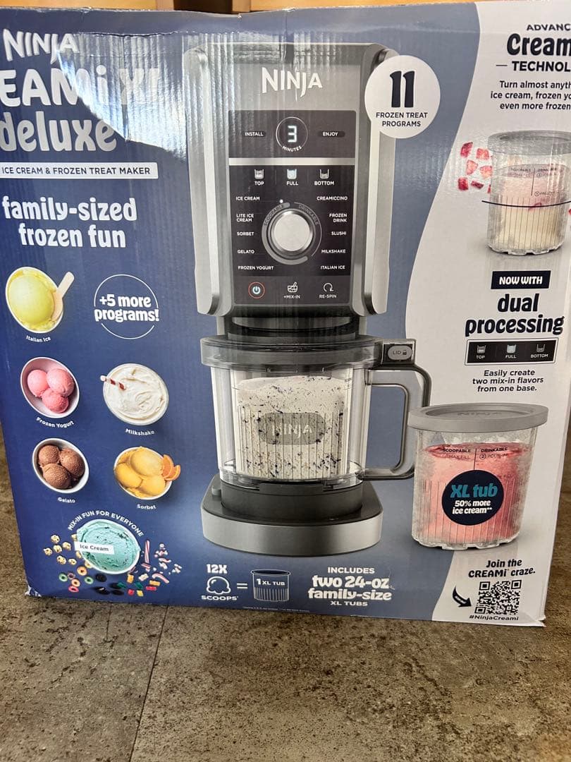 ジャンク品中古NinjaCreamiDeluxe アイスクリームメーカーニンジャ