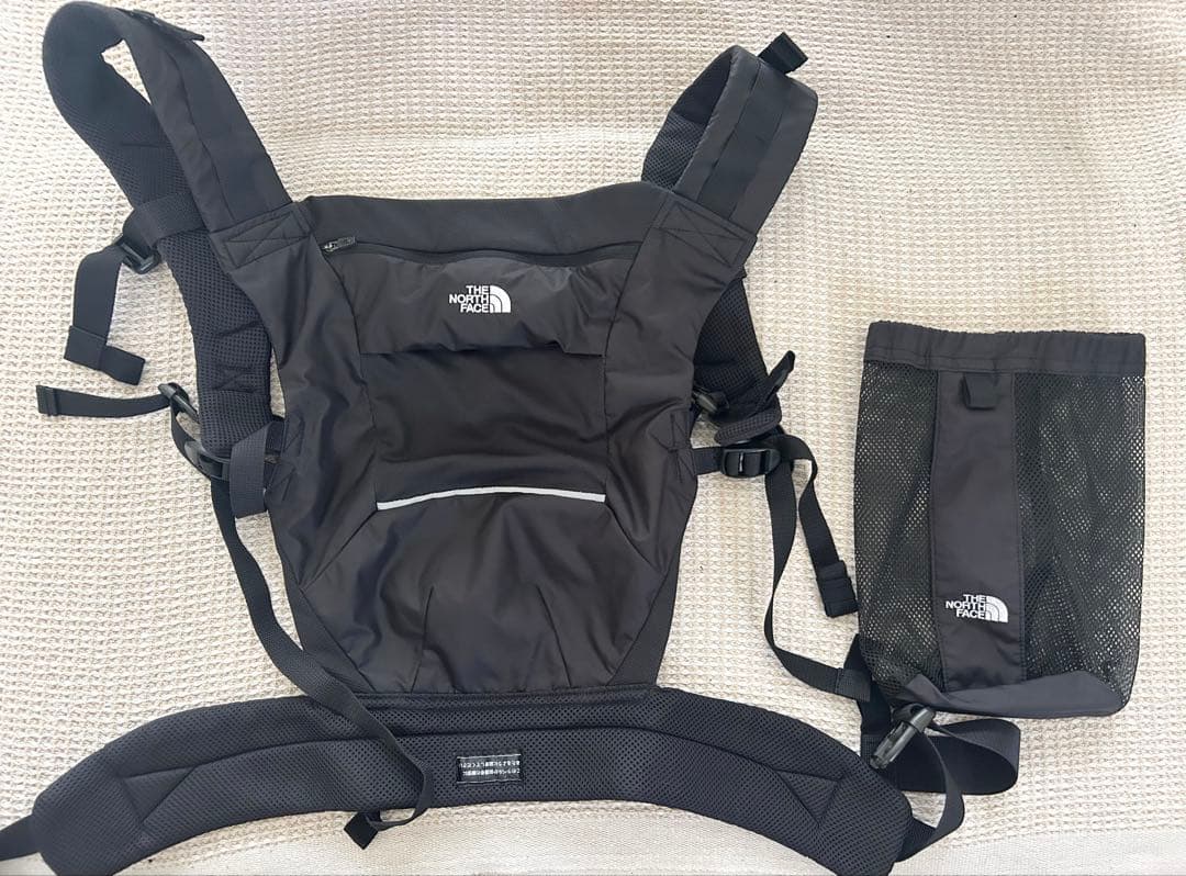 ザ ノースフェイス　ベイビーコンパクトキャリアー ブラック 抱っこ紐　収納袋付き
