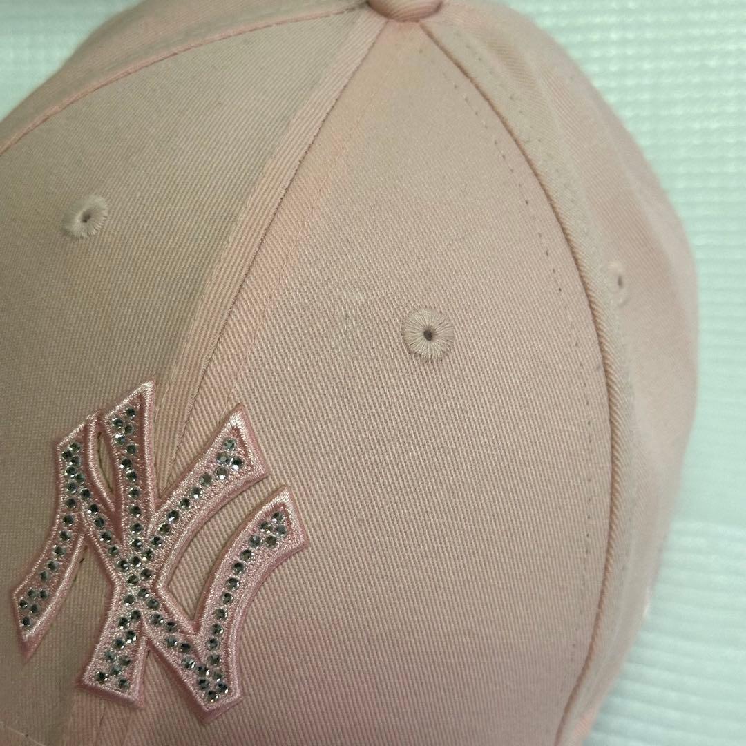 ニューエラ　ピンク 9FORTY ラインストーン
