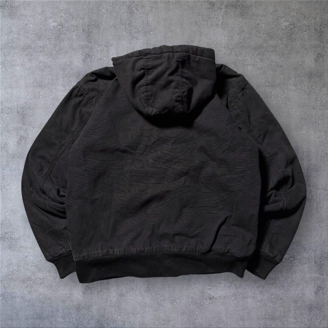 2301 古着WOLVERINEダック地アクティブジャケットソリッド墨黒アメカジ