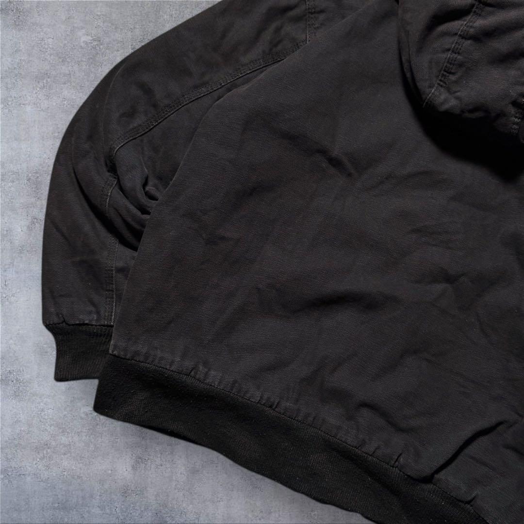 2301 古着WOLVERINEダック地アクティブジャケットソリッド墨黒アメカジ