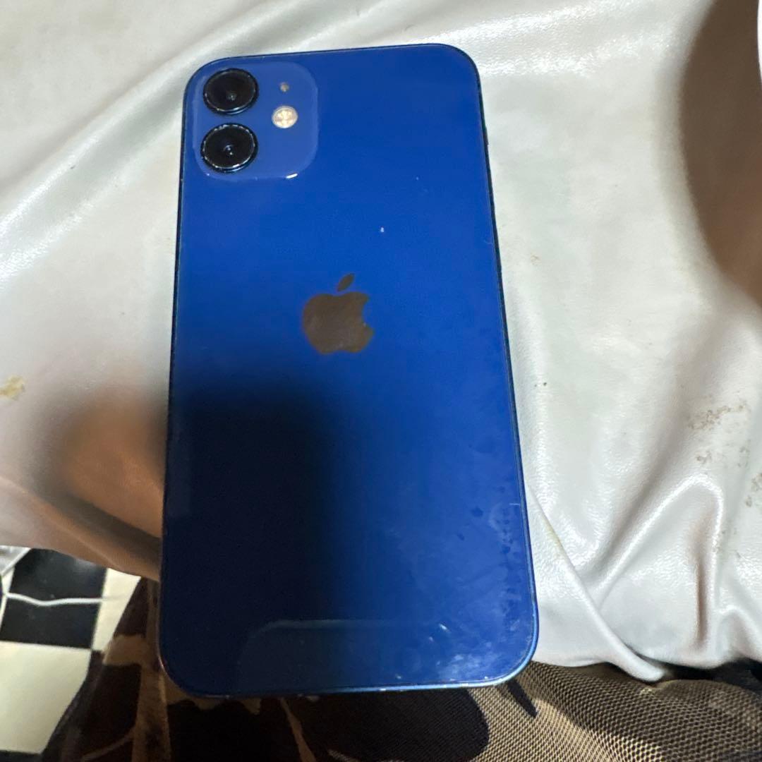 交渉中 iPhone 12 mini 128GB ブルー MagSafe充電OK