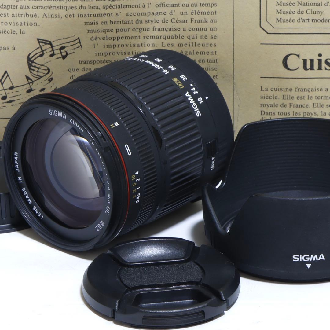 ⭐︎一本で広角〜望遠☆Sigma 18-200mm for キャノン ☆