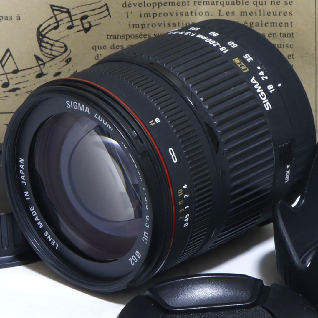 ⭐︎一本で広角〜望遠☆Sigma 18-200mm for キャノン ☆