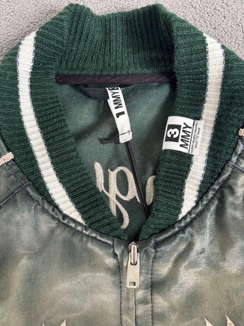 Mihara Yasuhiro ミハラヤスヒロ 鷹 スカジャン グリーン