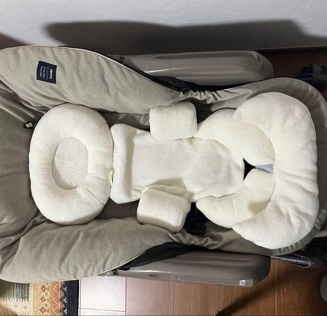 ネムリラ　オートスイング　ベージュグレー ベビーラック美品